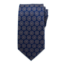 Load image into Gallery viewer, Marvel Captain America Shield Blue Men's Tie
