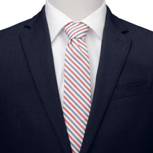Load image into Gallery viewer, Marvel Captain America Striped White Men's Tie
