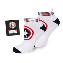 Load image into Gallery viewer, Marvel Captain America White Ankle Gift Set
