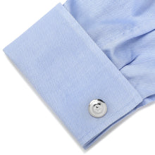 Load image into Gallery viewer, Marvel Captain America Shield Sterling Silver 3D Cufflinks
