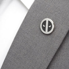 Load image into Gallery viewer, Marvel Deadpool Silver Mask Lapel Pin
