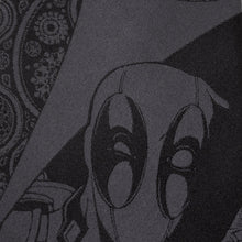 Load image into Gallery viewer, Marvel Deadpool Hidden Paisley Black Silk Men's Tie
