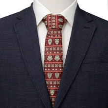 Load image into Gallery viewer, Marvel Guardians of the Galaxy Fair Isle Red Men's Tie
