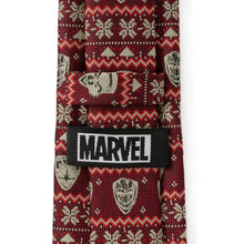Load image into Gallery viewer, Marvel Guardians of the Galaxy Fair Isle Red Men's Tie
