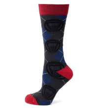Load image into Gallery viewer, Marvel Guardians of the Galaxy Groot Star-Lord Charcoal Argyle Gift Set

