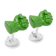 Load image into Gallery viewer, Marvel Hulk Fist 3D Cufflinks

