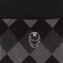 Load image into Gallery viewer, Marvel Iron Man Argyle Black Gift Set
