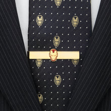 Load image into Gallery viewer, Marvel Gold Plated Iron Man Tie Bar
