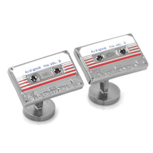 Load image into Gallery viewer, Marvel Guardians of the Galaxy Awesome Mix Tape No. 2 Cufflinks
