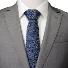 Load image into Gallery viewer, Marvel Avengers Blue Multi Paisley Men's Tie
