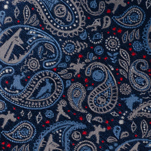 Load image into Gallery viewer, Marvel Avengers Blue Multi Paisley Men's Tie
