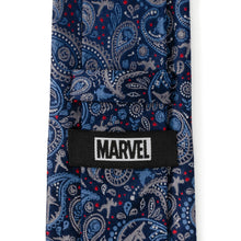 Load image into Gallery viewer, Marvel Avengers Blue Multi Paisley Men's Tie
