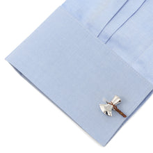 Load image into Gallery viewer, Marvel Thor Stormbreaker Silver Cufflinks

