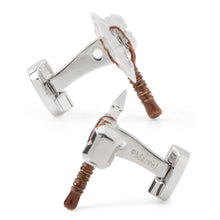 Load image into Gallery viewer, Marvel Thor Stormbreaker Silver Cufflinks
