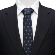 Load image into Gallery viewer, Marvel Spider-Man Diamond Navy Men's Tie
