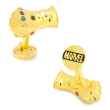Load image into Gallery viewer, Marvel Thanos Infinity Gauntlet 3D Cufflinks
