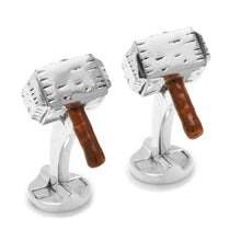 Load image into Gallery viewer, Marvel Thor Mjolnir 3D Cufflinks
