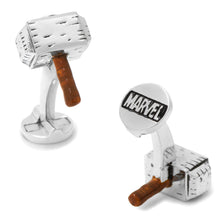 Load image into Gallery viewer, Marvel Thor Mjolnir 3D Cufflinks
