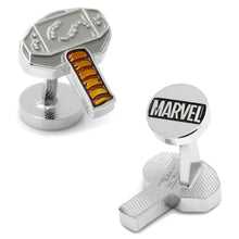 Load image into Gallery viewer, Marvel Thor Hammer Mjolnir Cufflinks
