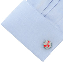 Load image into Gallery viewer, Marvel War Machine Cufflinks
