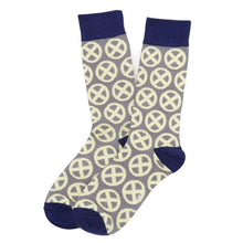 Load image into Gallery viewer, Marvel X-Men Socks 3 Pack with Lapel Pin Gift Set
