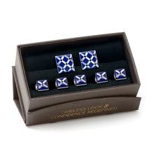 Load image into Gallery viewer, Mother of Pearl Diamond 5-Stud Set
