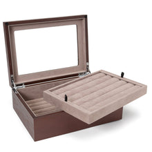 Load image into Gallery viewer, Espresso Cufflinks Collector's Case - 72 pairs
