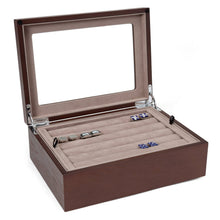 Load image into Gallery viewer, Espresso Cufflinks Collector's Case - 72 pairs
