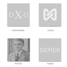 Load image into Gallery viewer, Stainless Steel Square Infinity Engravable Cufflinks
