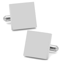 Load image into Gallery viewer, Stainless Steel Square Infinity Engravable Cufflinks
