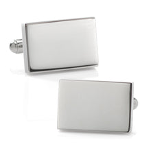 Load image into Gallery viewer, Stainless Steel Rectangle Infinity Engravable Cufflinks
