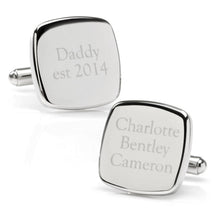 Load image into Gallery viewer, Daddy Established Engravable Cufflinks
