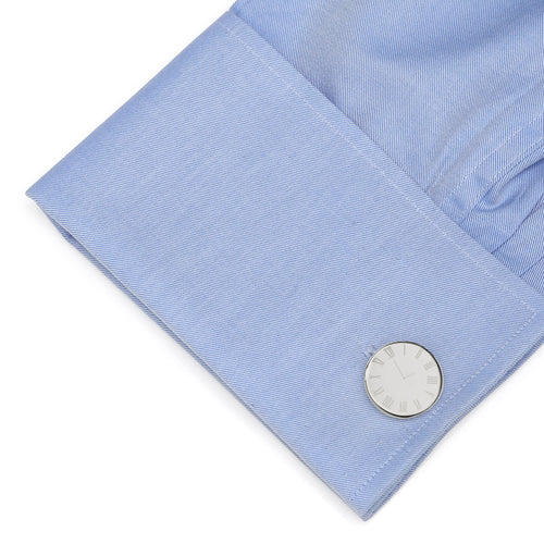 Custom Clock Engravable Cufflinks
