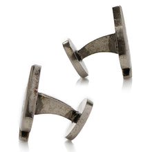 Load image into Gallery viewer, Ace of Spades Antique Silver Cufflinks
