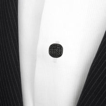 Load image into Gallery viewer, Black Stainless Steel Black Pave Crystal 5-Studs
