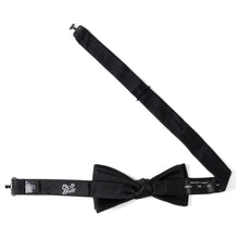 Load image into Gallery viewer, Black Silk Bow Pre-Tie
