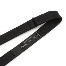 Load image into Gallery viewer, Black Self Tie Bow Tie
