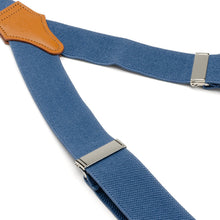 Load image into Gallery viewer, Blue Convertible Suspenders
