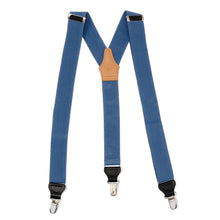Load image into Gallery viewer, Blue Convertible Suspenders
