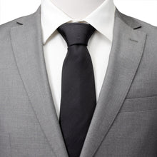 Load image into Gallery viewer, Black Silk Tie
