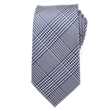 Load image into Gallery viewer, Blue Glen Plaid Silk Tie
