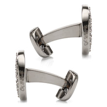 Load image into Gallery viewer, Crystal Button Pave Cufflinks
