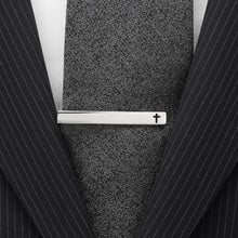 Load image into Gallery viewer, Cross Cutout Stainless Steel Tie Clip
