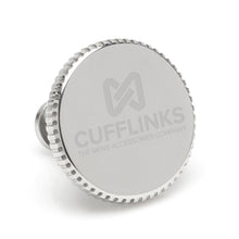 Load image into Gallery viewer, Stainless Steel Coin Edge Engravable Lapel Pin
