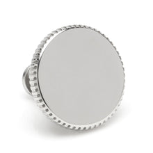 Load image into Gallery viewer, Stainless Steel Coin Edge Engravable Lapel Pin
