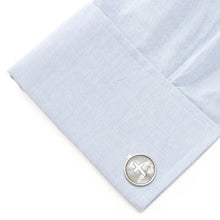 Load image into Gallery viewer, Cross Mother of Pearl Stainless Steel Cufflinks
