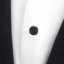 Load image into Gallery viewer, Stainless Steel with Black Pave Crystal 5-Studs
