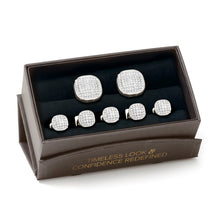 Load image into Gallery viewer, White Pave Crystal 5-Stud Set
