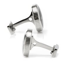 Load image into Gallery viewer, Best Dad Black Stainless Steel Cufflinks
