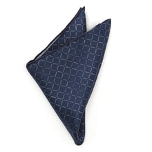 Load image into Gallery viewer, Navy Diamond Pocket Square
